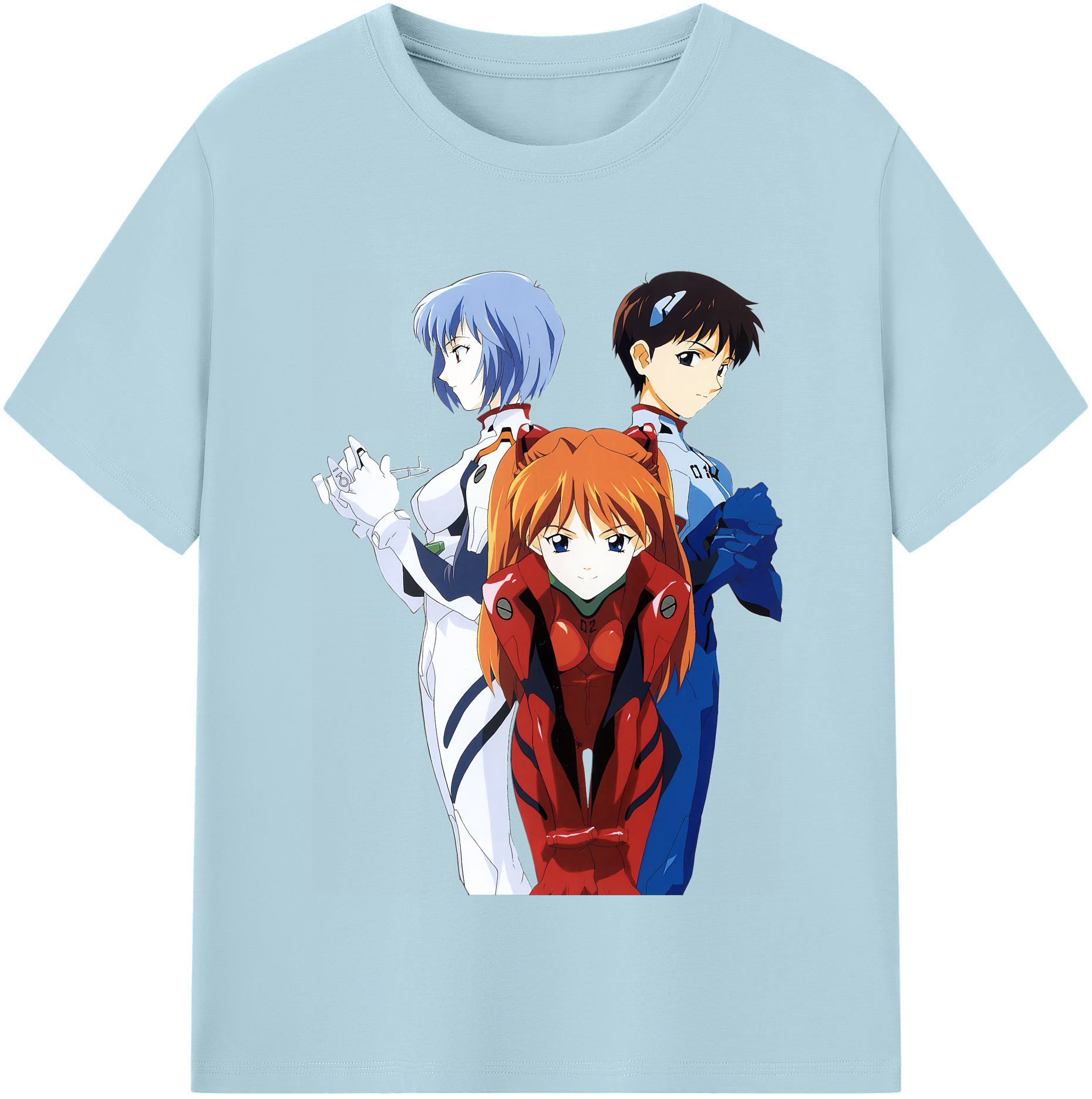 （画像用） EVA 新世紀エヴァンゲリオン 綿100％半袖Tシャツ（フロントプリント）